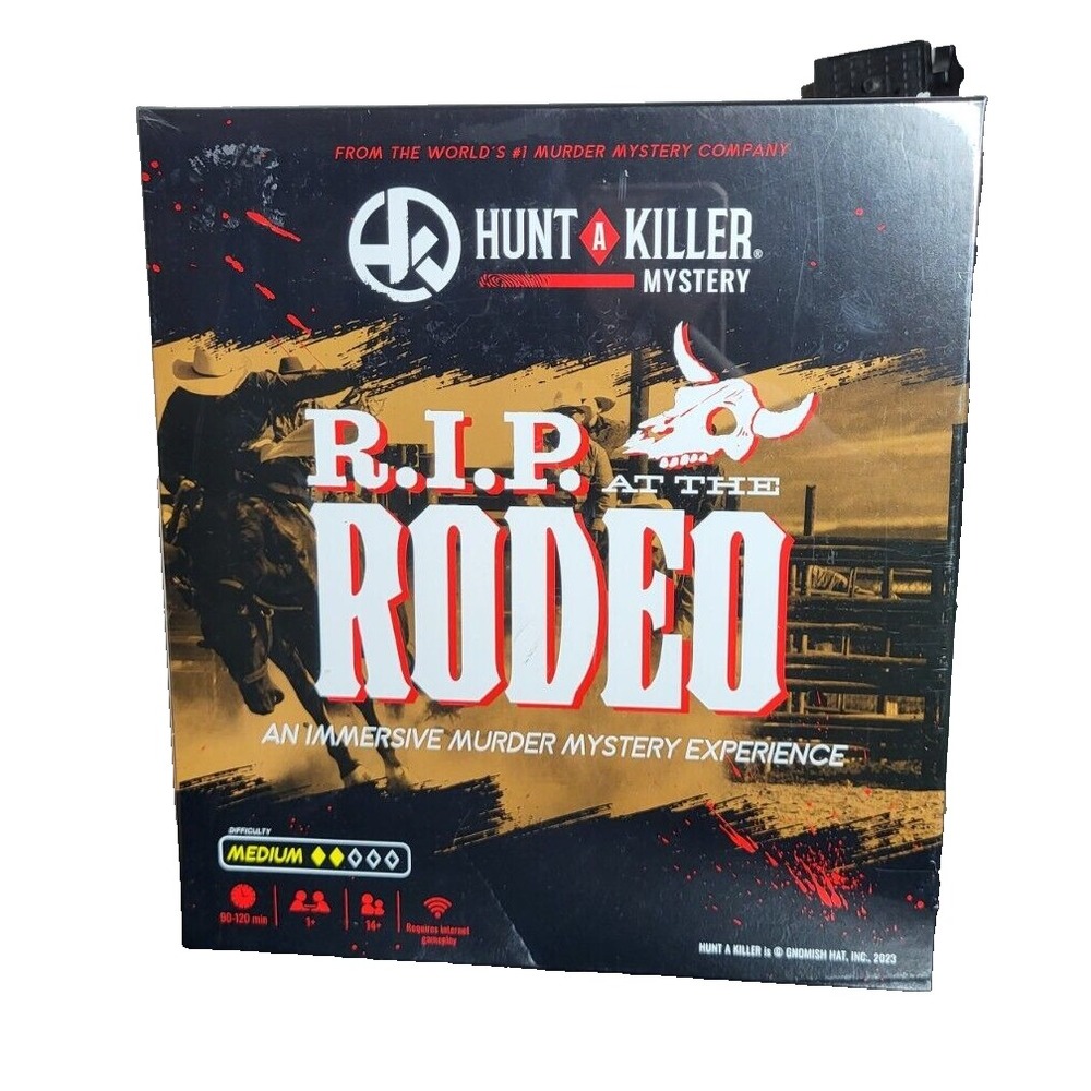 Hunt a Killer: RIP Rodeo, Murder‎ Mystery Game, Brand New and SEALED!!